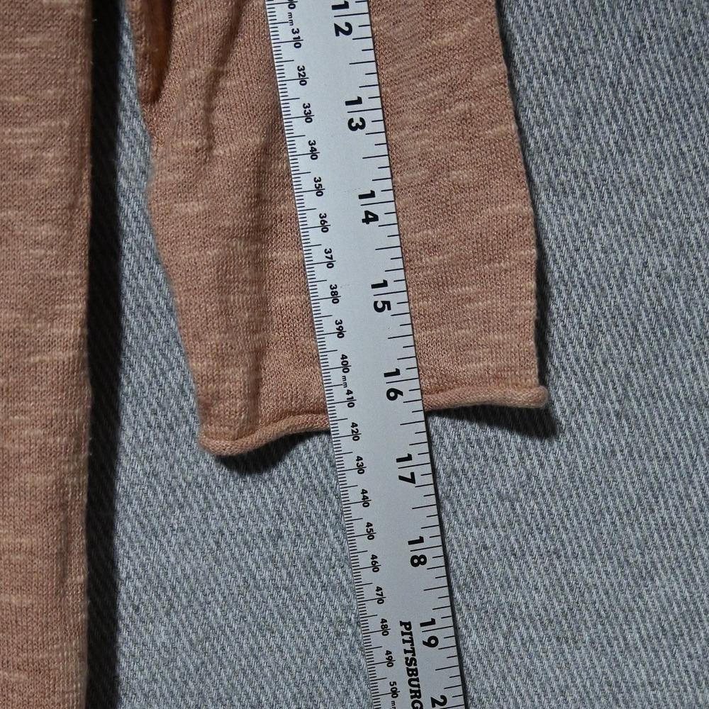 Eileen Fisher Top Womens Relaxed Organic Linen Cotton Pocket 1X Terracotta - Picture 7 of 8